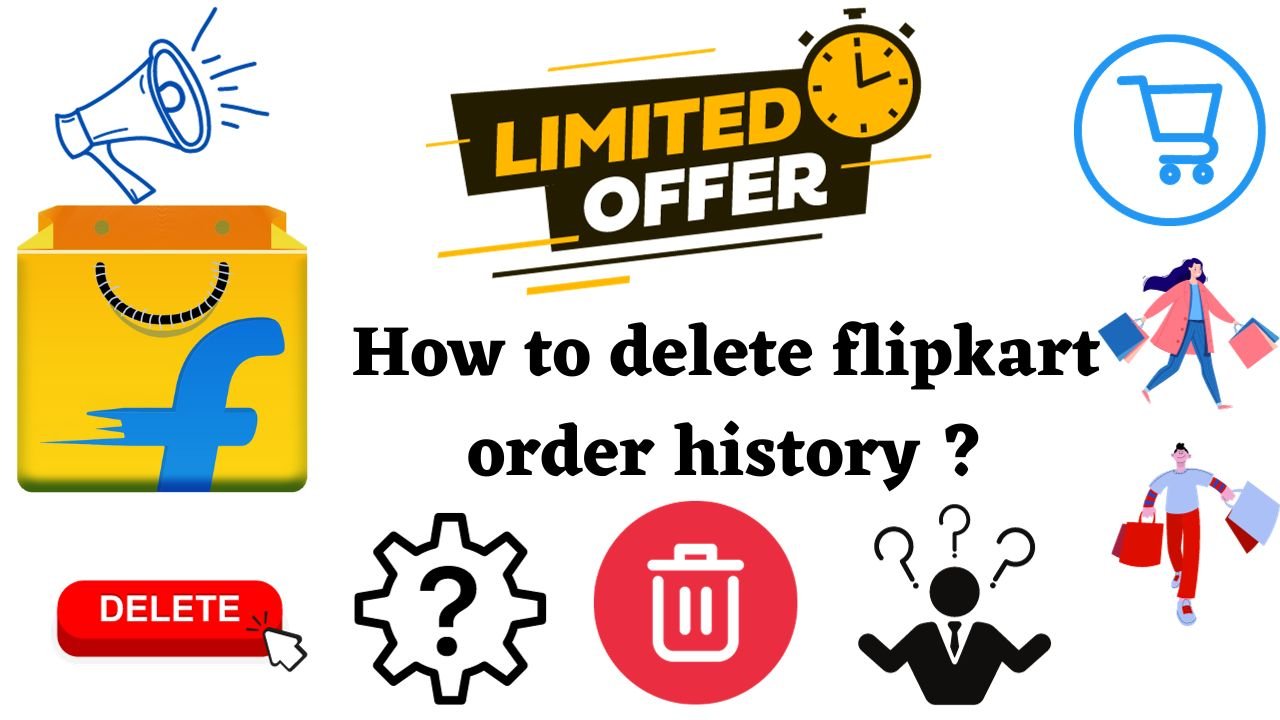 How to delete flipkart order history