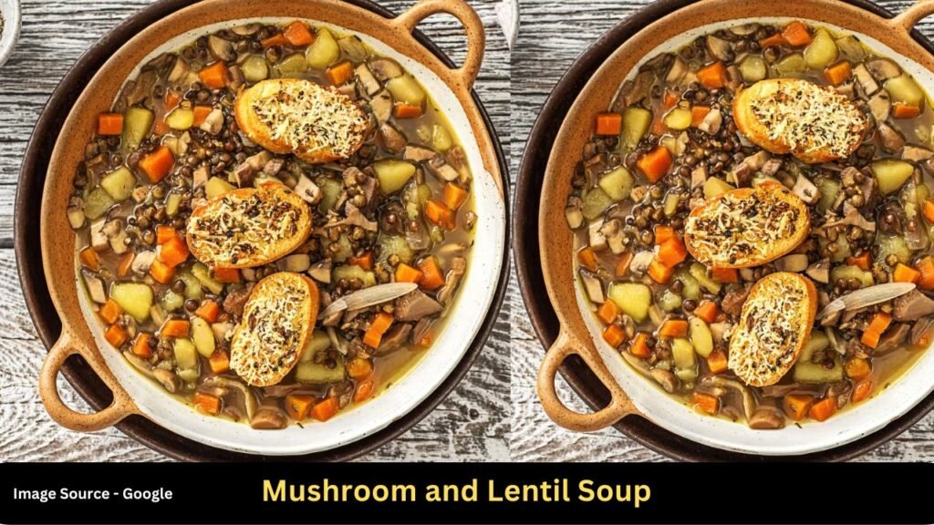 Mushroom and Lentil Soup For Weight loss